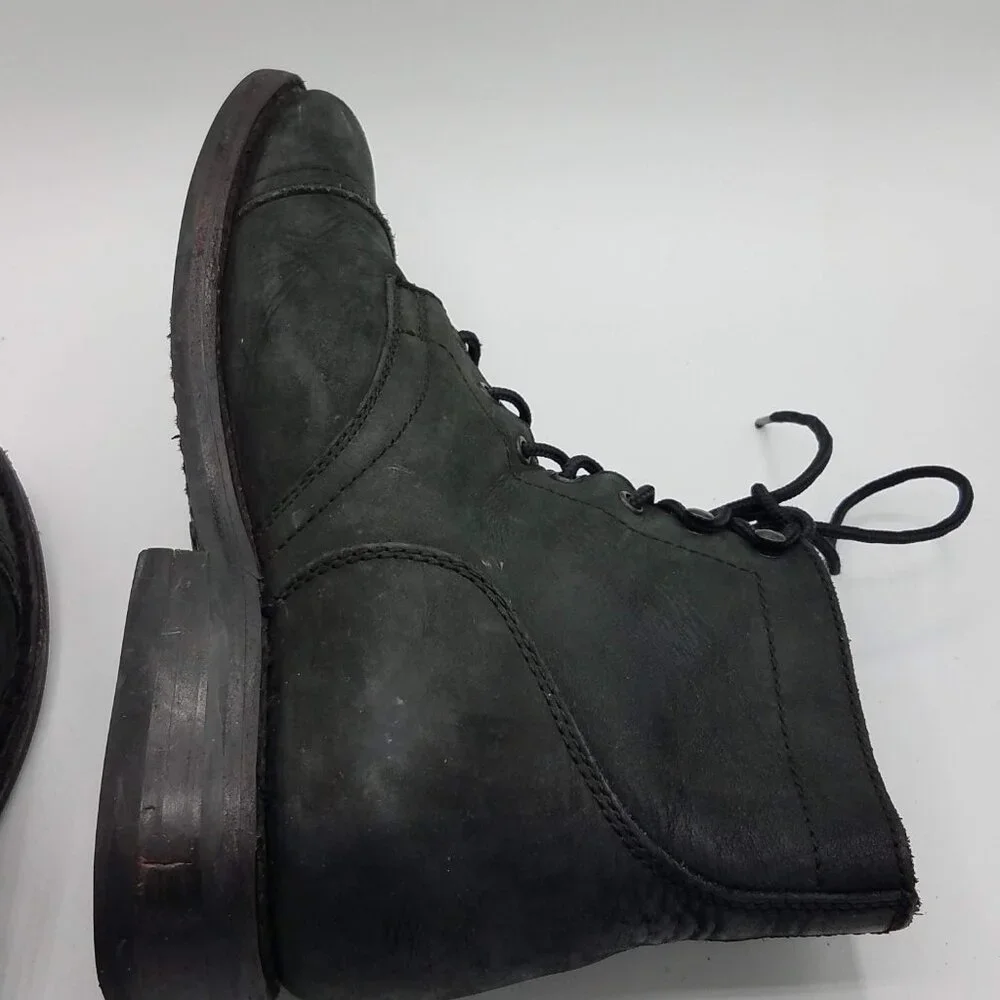 Thursday Boot Company Captain Boots Mens 10 Matte Black Leather 21035 2833 Size: